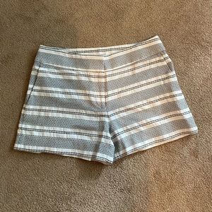Loft Striped Textured Shorts